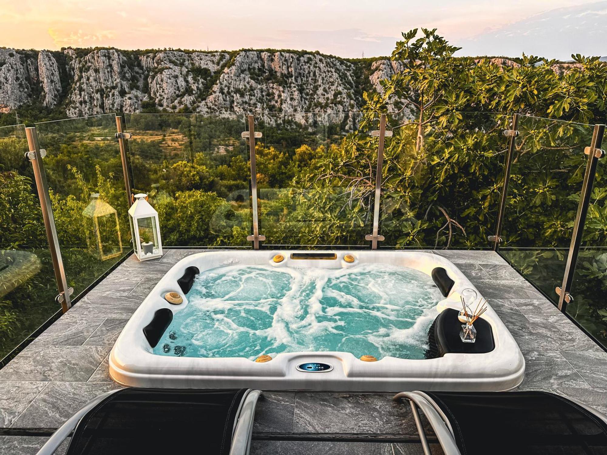Summer House Nika With Jacuzzi Slime Kültér fotó
